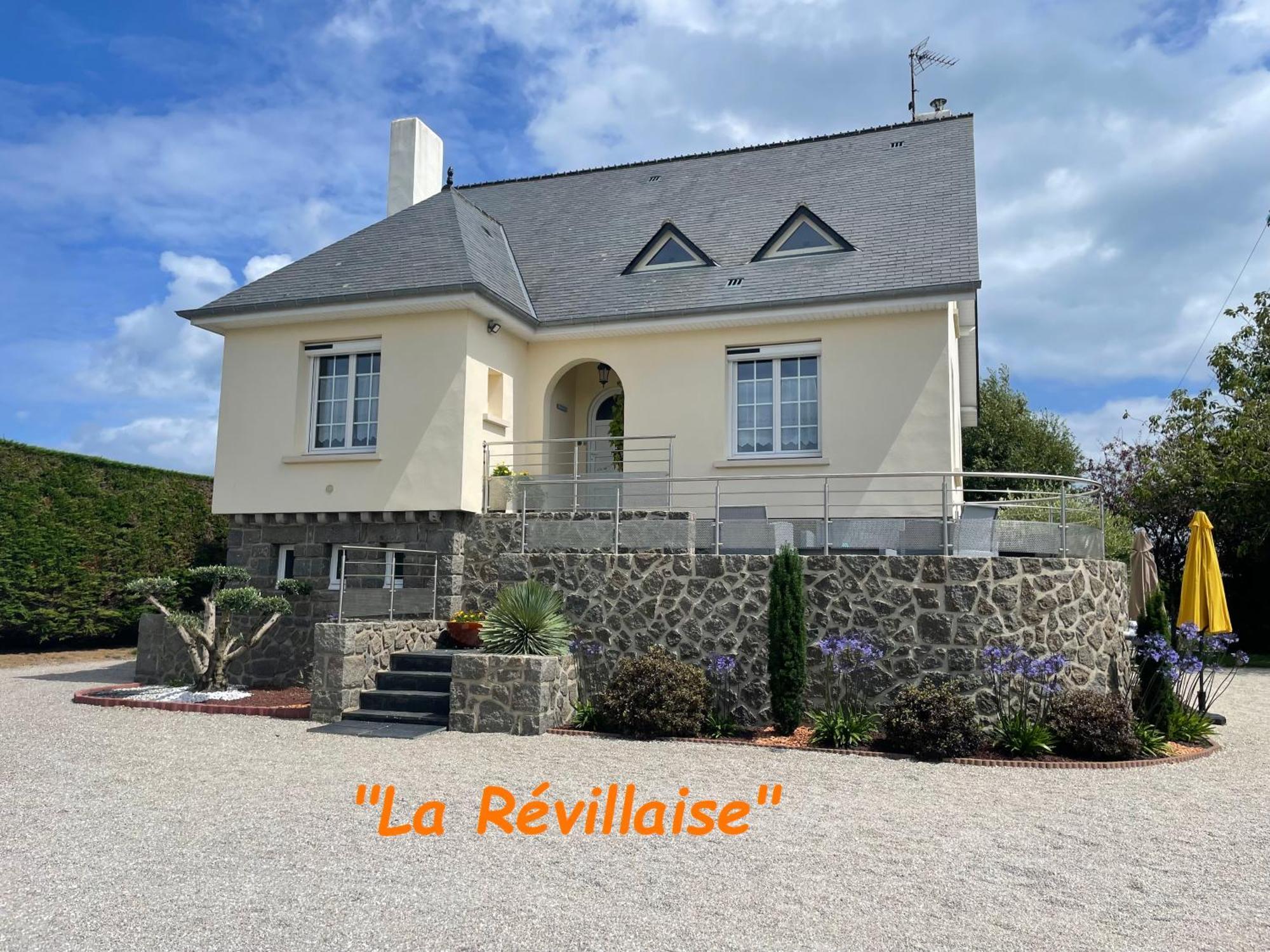 "La Revillaise" Proche Mer, Grand Jardin Clos, 2 A 5 Personnes-Adultes-Enfants- Reville Luaran gambar
